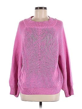Pink Diamond Pullover Sweater (view 1)