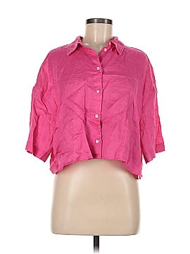 H&M Short Sleeve Button-Down Shirt (view 1)