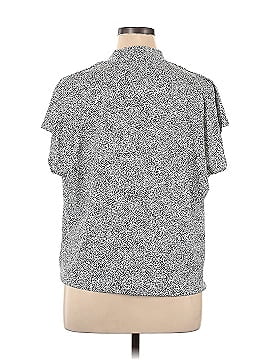 H By Halston Short Sleeve Blouse (view 2)