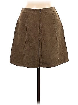 LOVE X DESIGN Faux Leather Skirt (view 2)
