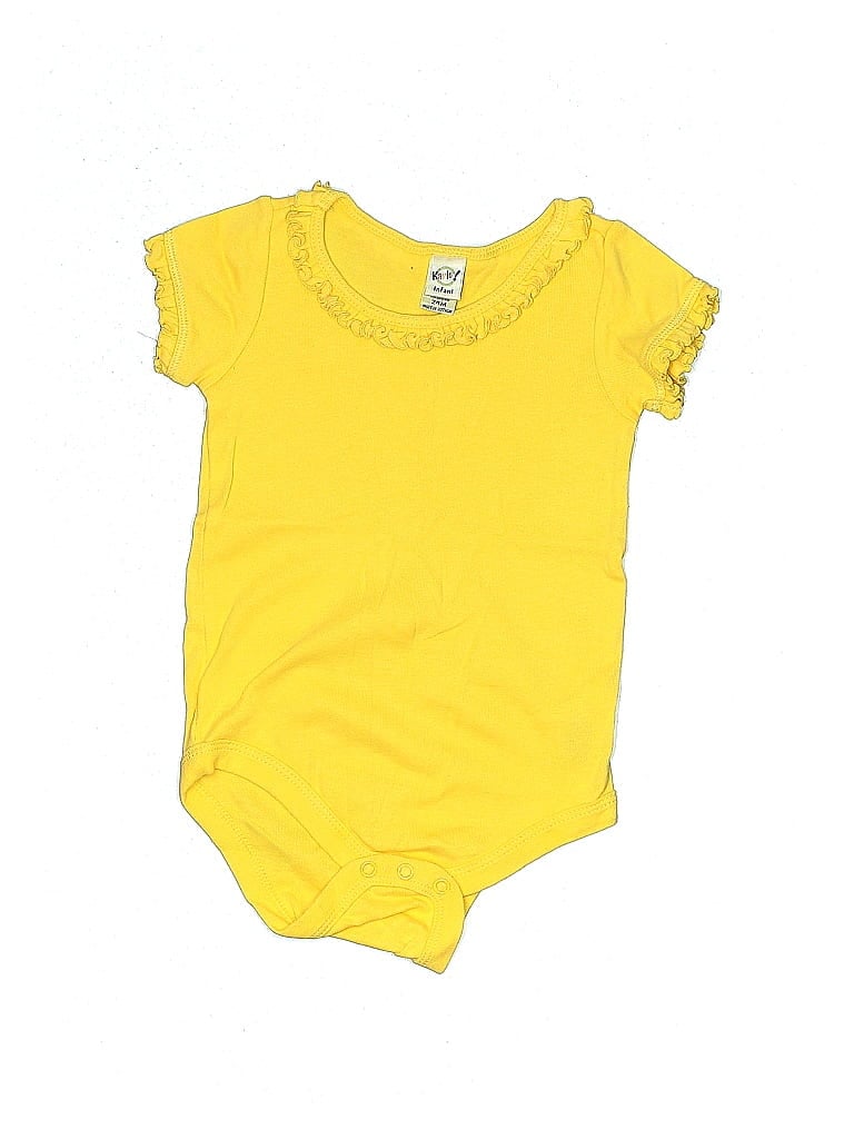 Kavio! 100% Cotton Yellow Short Sleeve Onesie 18-24 MO / 24 MO - photo 1