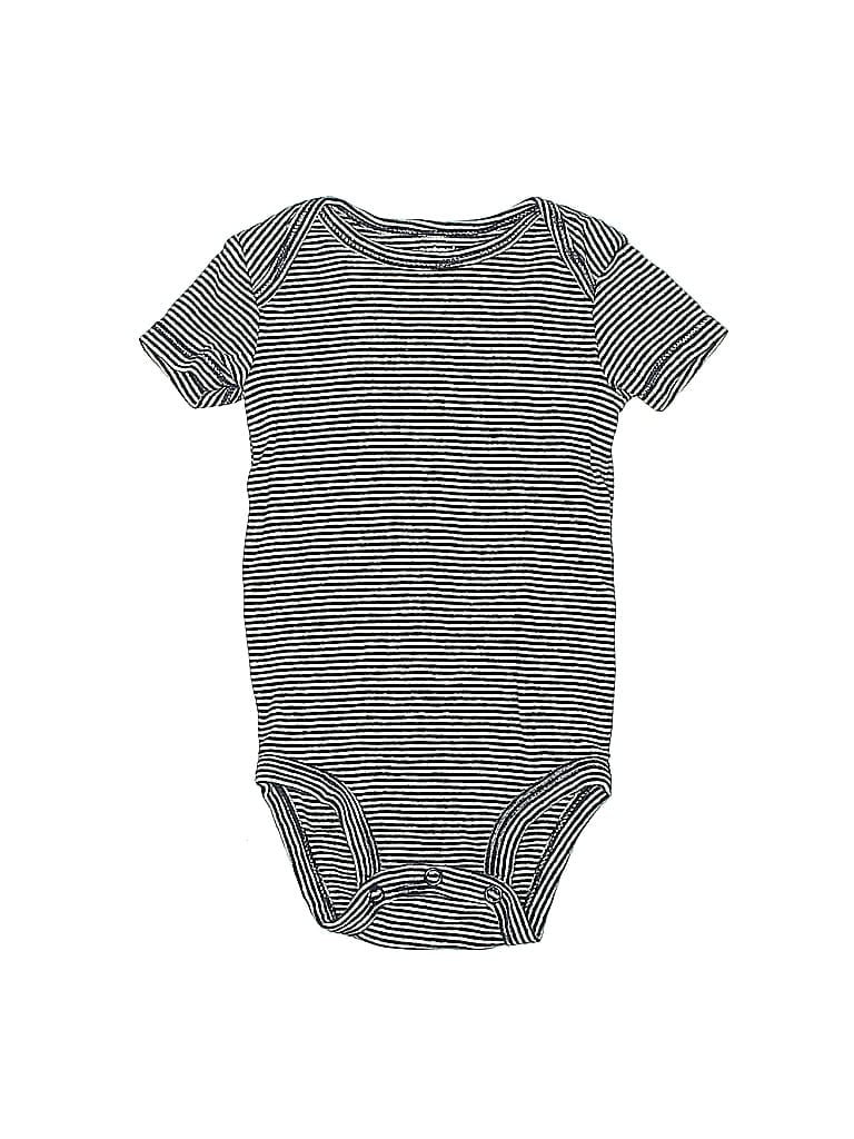 CARTER'S Pre-owned Babies' Short Sleeve Onesie In Black