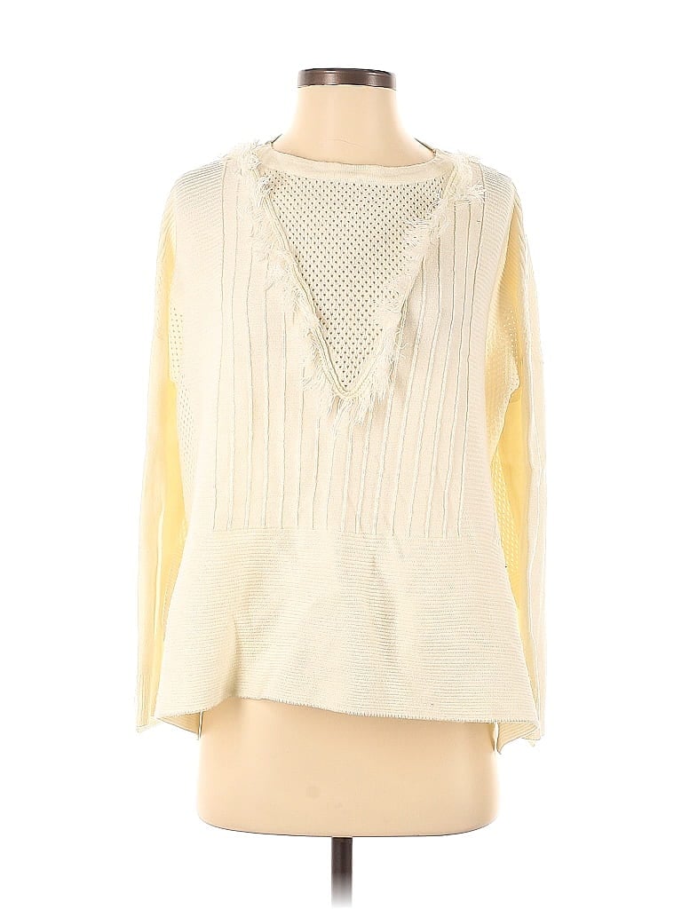 Macaron 100% Acrylic Ivory Pullover Sweater Size S - photo 1