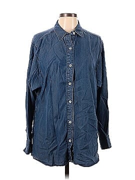 Go By Go Silk Long Sleeve Button-Down Shirt (view 1)