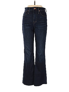 Madewell Tall Curvy Cali Demi-Boot Jeans in Larkspur Wash: TENCEL&trade; Denim Edition (view 1)