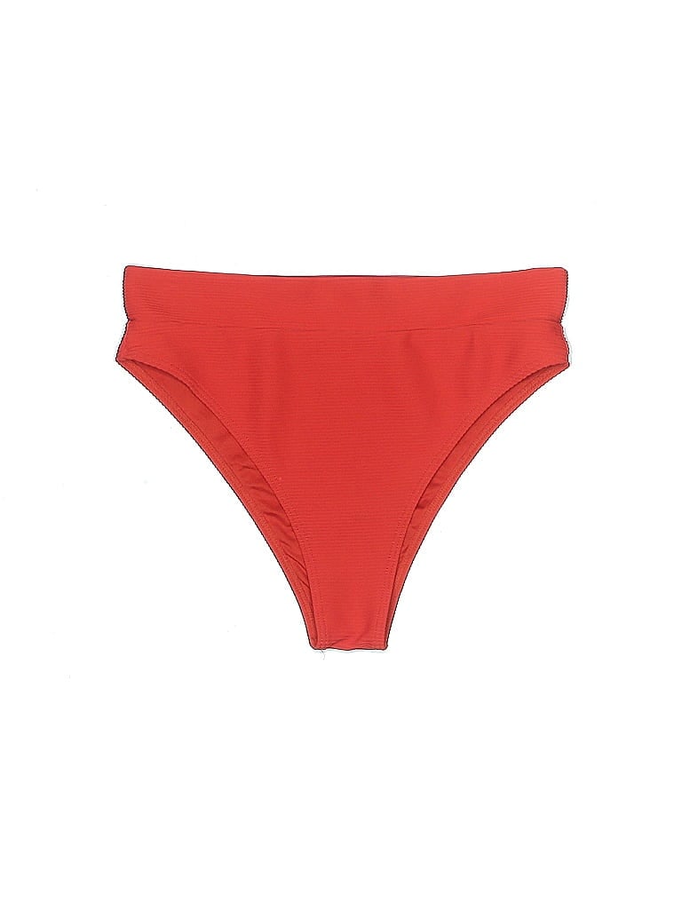 Billabong Solid Red Swimsuit Bottoms Size Xl Estimated 44 Off