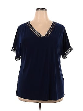 Perceptions Woman Short Sleeve Blouse (view 1)
