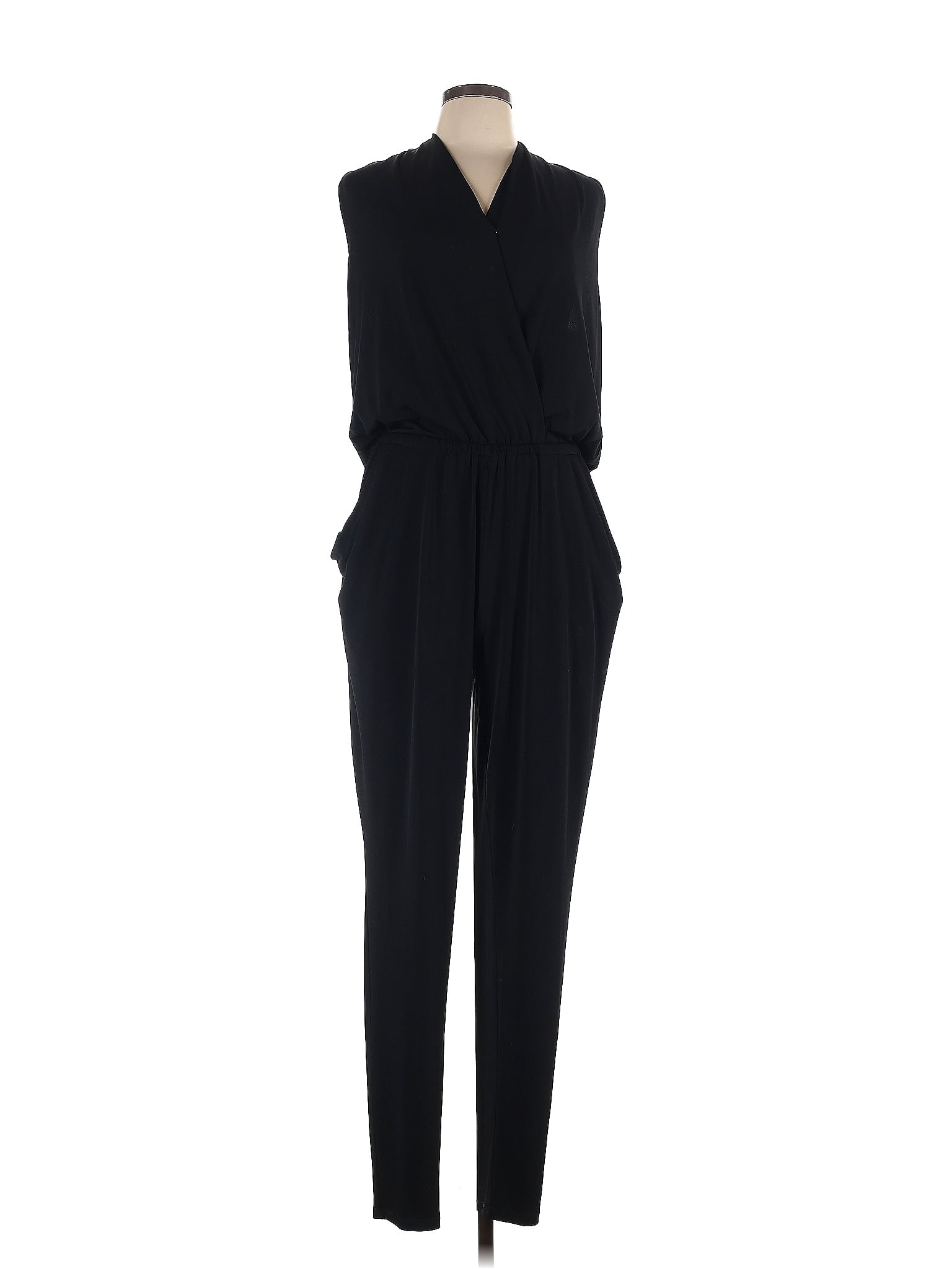 MICHAEL Michael Kors Solid Black Jumpsuit Size L - 69% off ThredUp