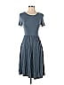 DB Moon Solid Gray Casual Dress Size XS - photo 1