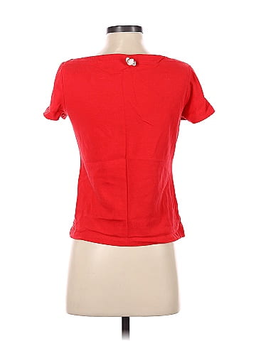 Kate Spade New York 100% Cotton Red Short Sleeve T-Shirt Size S