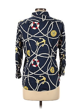 Lauren by Ralph Lauren 3/4 Sleeve Button-Down Shirt (view 2)