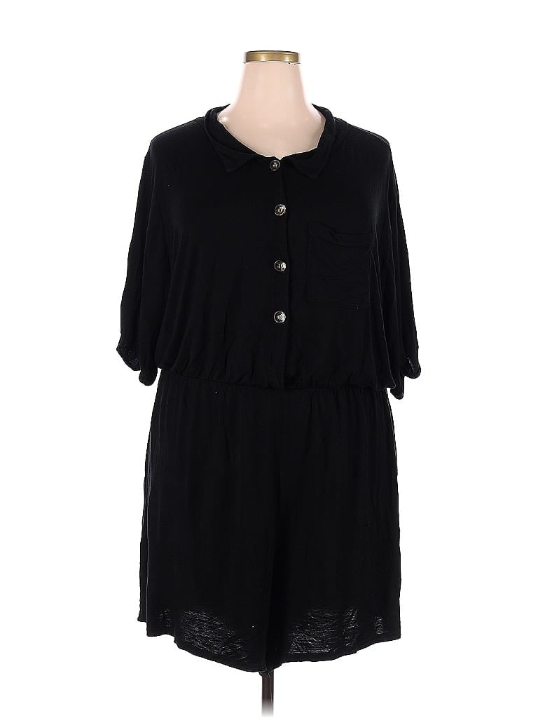 Boohoo Solid Black Casual Dress Size 22 (Plus) - photo 1