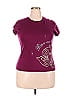 Assorted Brands 100% Cotton Burgundy Short Sleeve T-Shirt Size XXL - photo 1