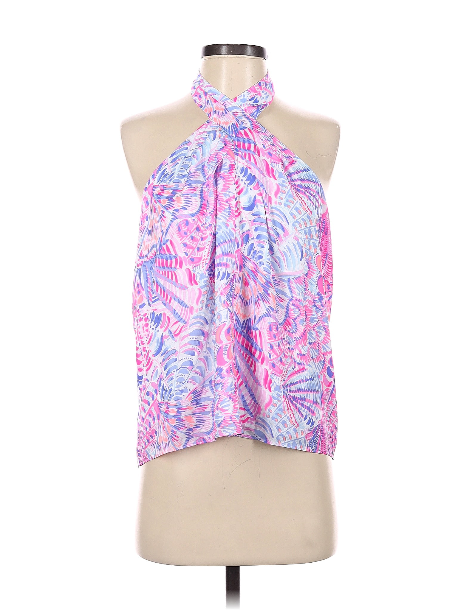 Lilly Pulitzer Pink Sleeveless Blouse Size S 68 Off Thredup