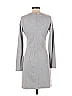 Madewell Marled Solid Gray Casual Dress Size S - photo 2