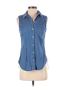 Liverpool Los Angeles Sleeveless Button-Down Shirt (view 1)