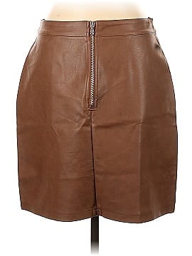 Zeagoo Faux Leather Skirt (view 2)