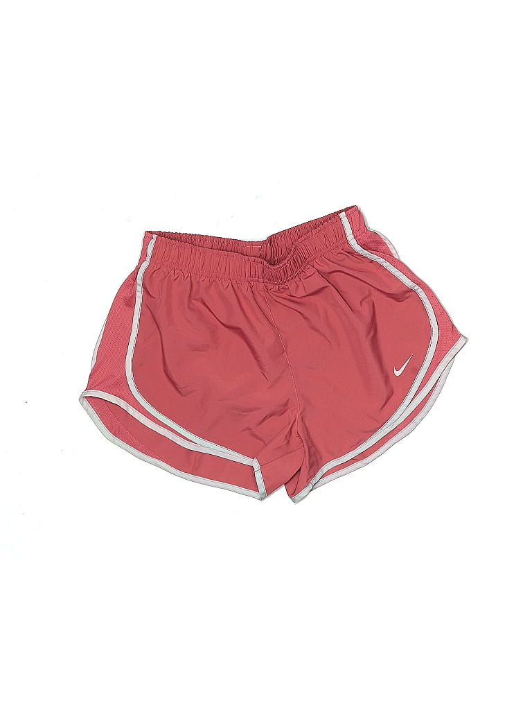 Nike 100% Polyester Red Athletic Shorts Size M - photo 1