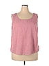 Dana Kay 100% Polyester Pink Sleeveless Blouse Size 20W - photo 1