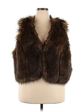 INC International Concepts Faux Fur Vest (view 1)