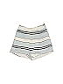 showpo Stripes Ivory Shorts Size 6 - photo 1