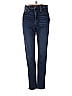 Madewell Solid Blue 10" High-Rise Skinny Jeans in Hayes Wash 26 Waist - photo 1