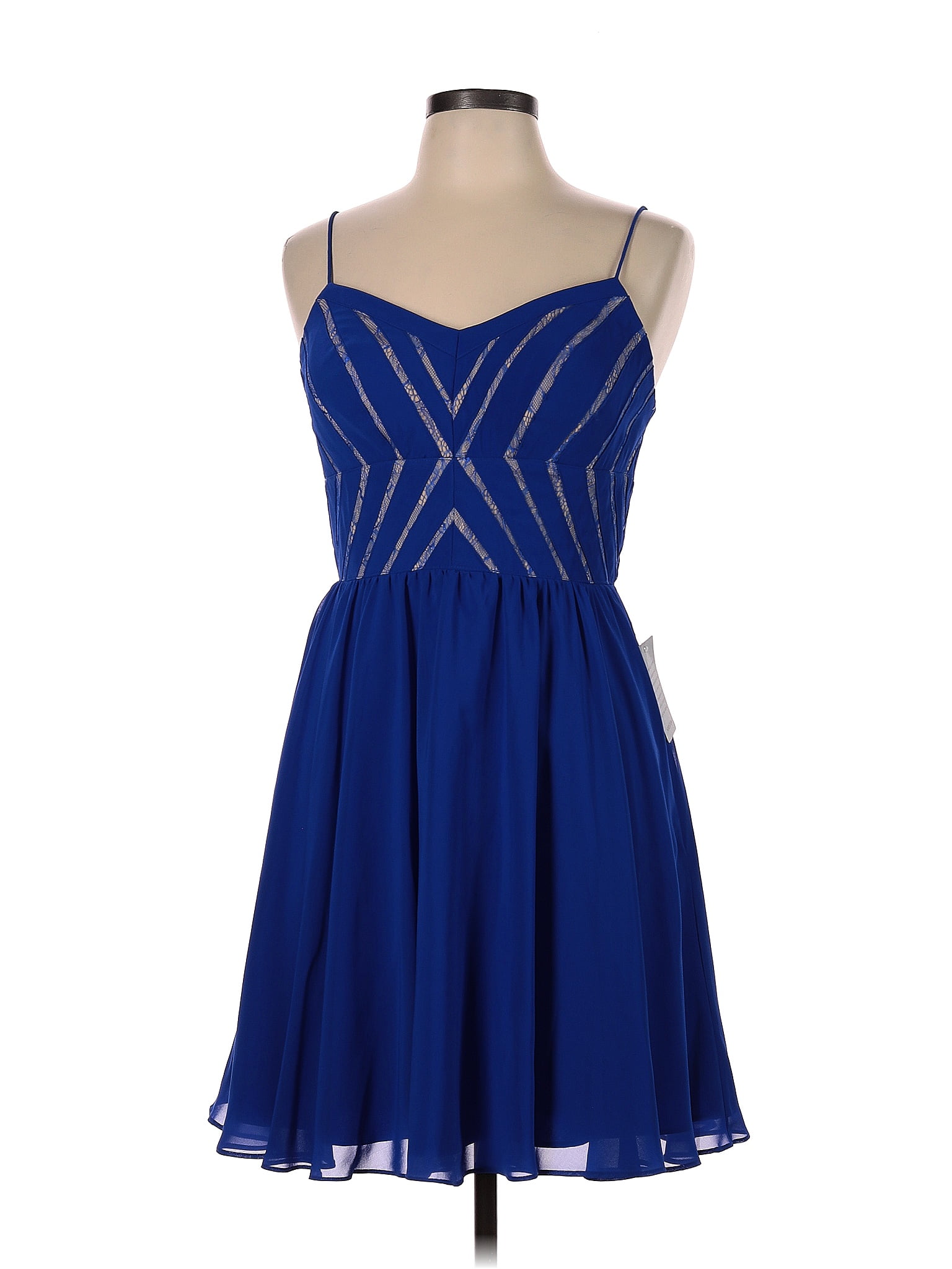 Aidan by Aidan Mattox Blue Cocktail Dress Size 10 - 73% off | ThredUp