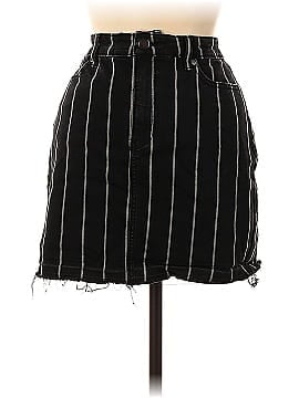 Tinsel Denim Skirt (view 1)