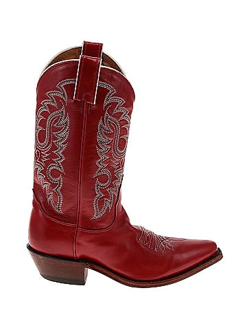 Nocona Boots Red Boots Size 6 1/2 - 43% off | ThredUp