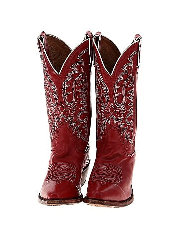 Nocona Boots Red Boots Size 6 1/2 - 43% off | ThredUp