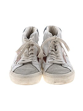 Madewell Sidewalk High-Top Sneakers in Colorblock Leather (view 2)