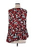 Halogen 100% Polyester Red Sleeveless Blouse Size XL - photo 2