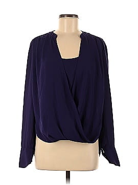 Joan Vass Long Sleeve Blouse (view 1)