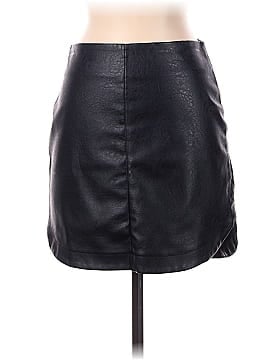 William B Faux Leather Skirt (view 1)