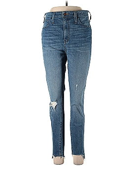 Madewell Curvy High-Rise Skinny Jeans: Drop Step-Hem Edition (view 1)