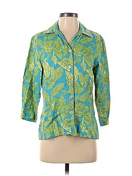 Ivy 3/4 Sleeve Button-Down Shirt (view 1)