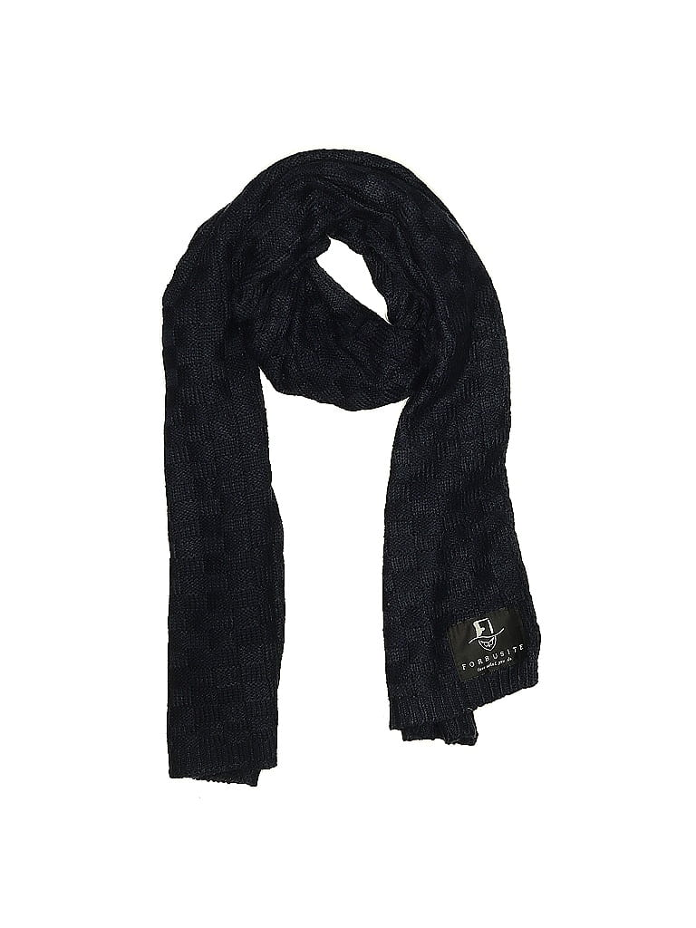 Pre-owned Assorted Brands Scarf In Black