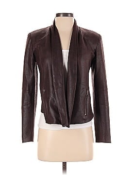 Waverly Grey Faux Leather Jacket (view 1)