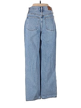 Madewell Baggy Straight Jeans in Earlhurst Wash: Ripped Edition (view 2)