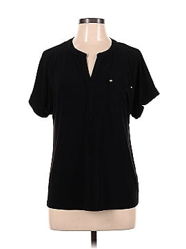 Anne Klein Short Sleeve Blouse (view 1)