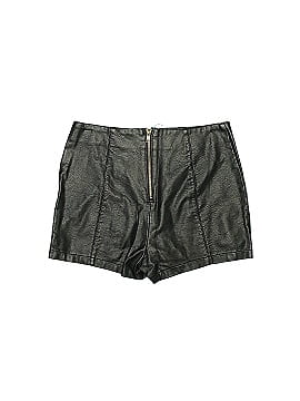 Sparkle & Fade Faux Leather Shorts (view 2)