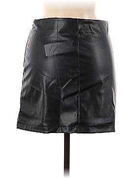 Micas Faux Leather Skirt (view 2)