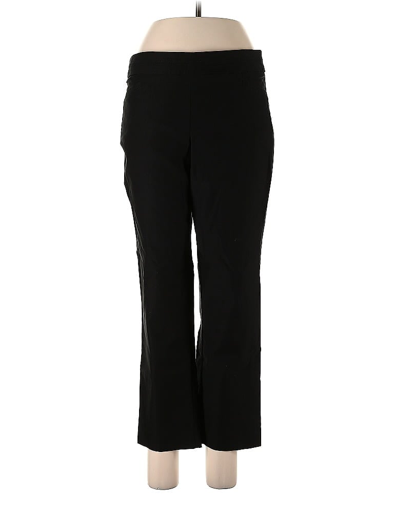 Apt. 9 Black Casual Pants Size 12 (Petite) - photo 1