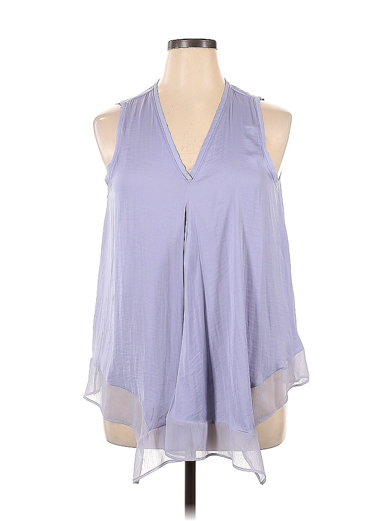 Simply Vera Vera Wang 100% Polyester Purple Sleeveless Blouse Size XL - photo 1