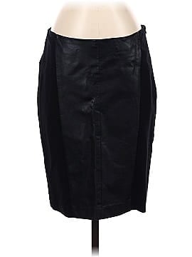 DKNY Jeans Faux Leather Skirt (view 1)