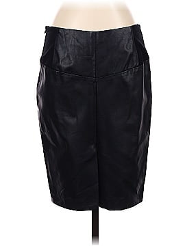DKNY Jeans Faux Leather Skirt (view 2)