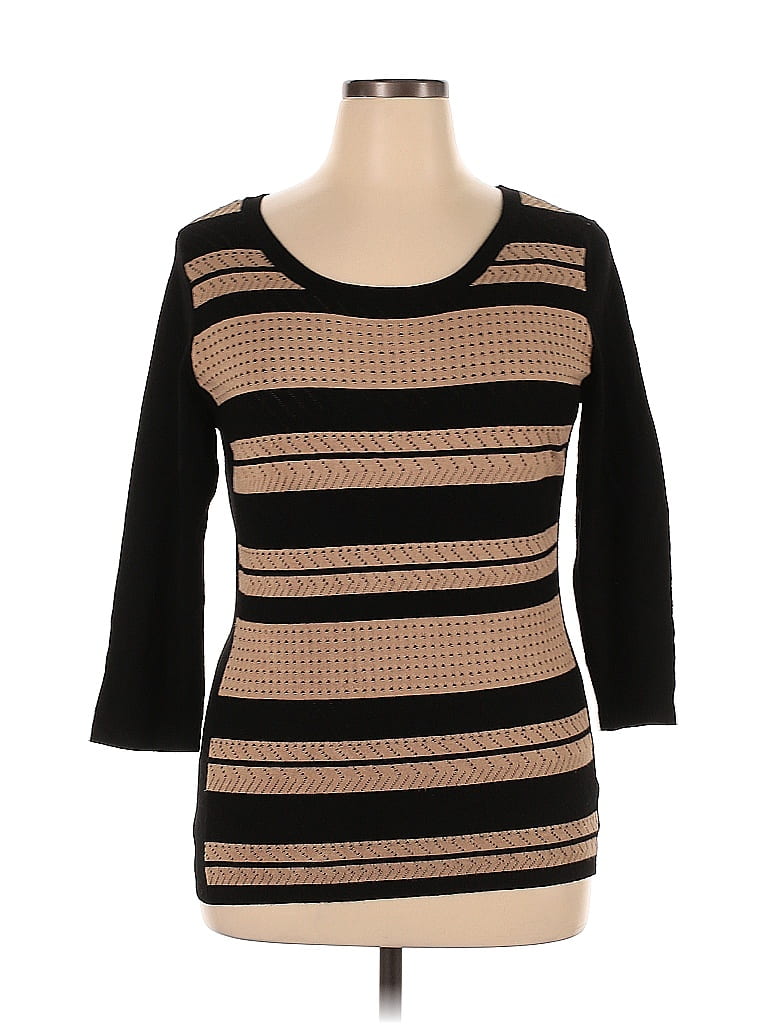Hannah Oversized Striped Pullover