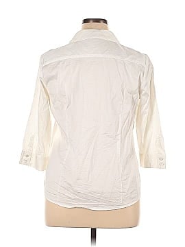 Dana Buchman 3/4 Sleeve Button-Down Shirt (view 2)
