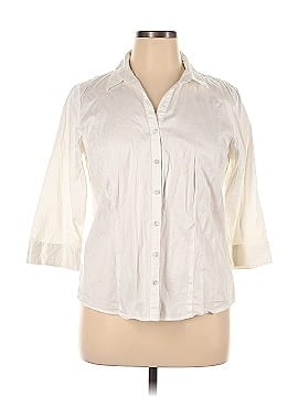 Dana Buchman 3/4 Sleeve Button-Down Shirt (view 1)