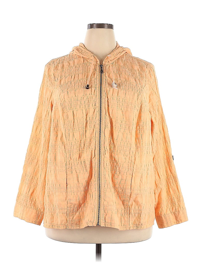 Cj Banks Orange Jacket Size 2X (Plus) 88 off ThredUp